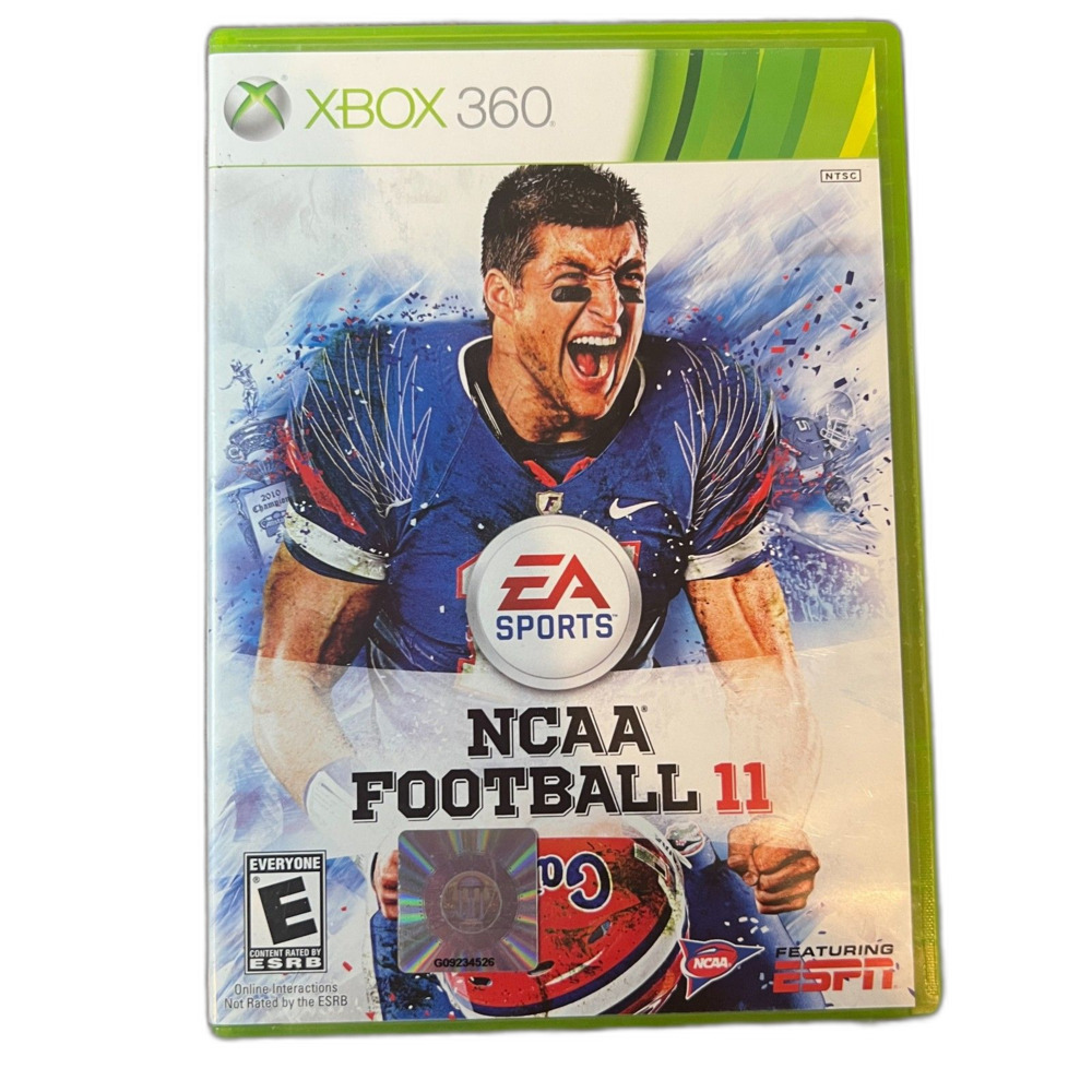 NCAA Football 11 Video Game Disc & Box (Xbox 360, 2010) Tested Working w/ Manual